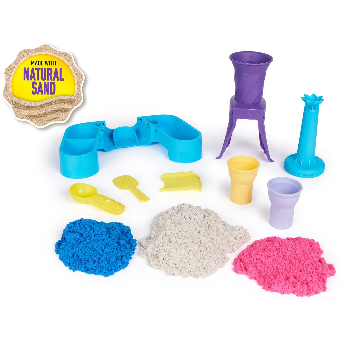 Spin Master Kinetic Sand - Softeis Station, Spielsand