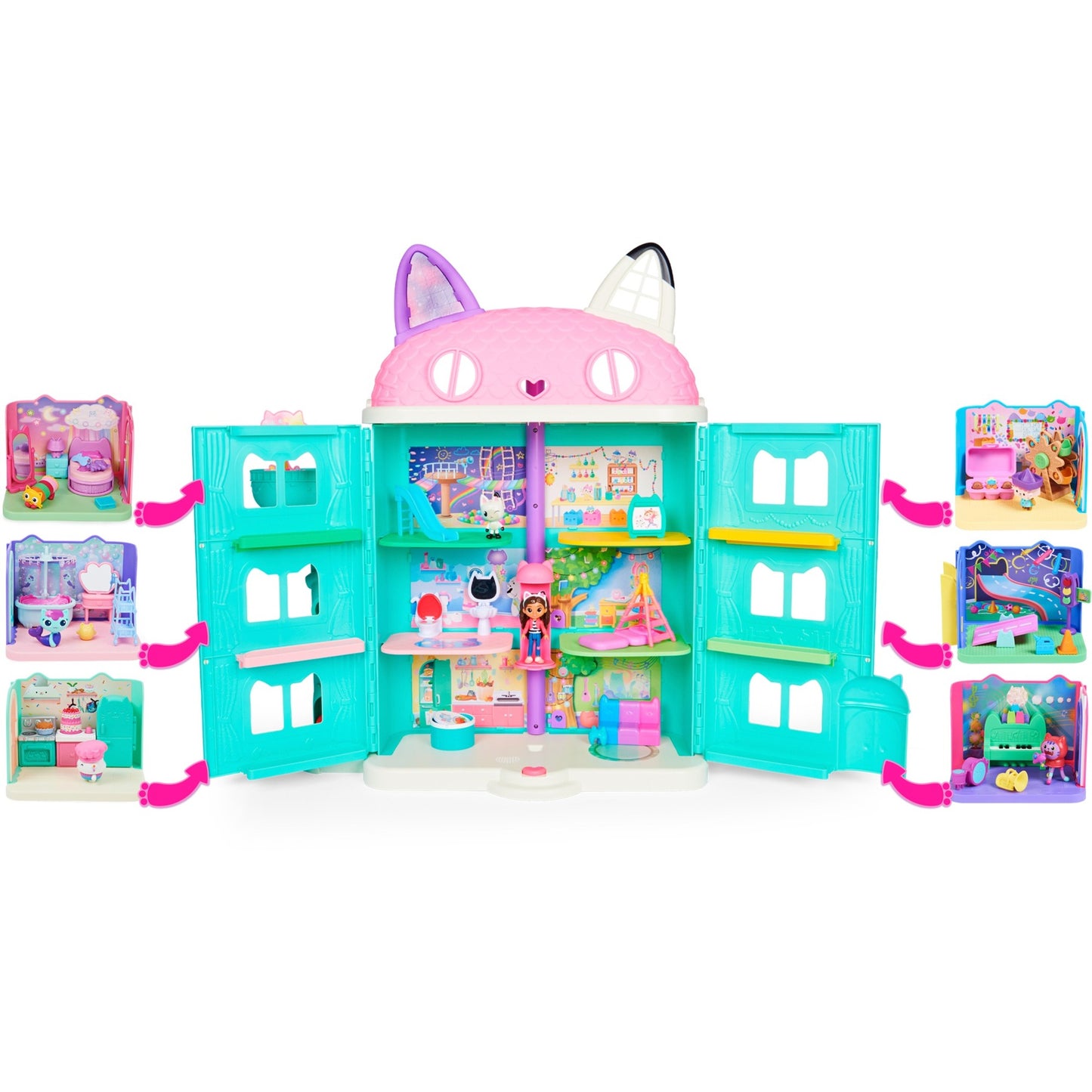 Spinmaster Gabby's Dollhouse Deluxe Raum - Craft-a-riffic-Room