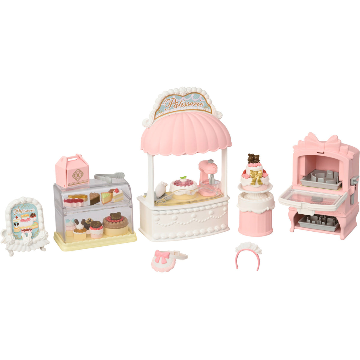 Sylvanian Families - Dorfkonditorei Set für Starter Haus, Konstruktionsspielzeug