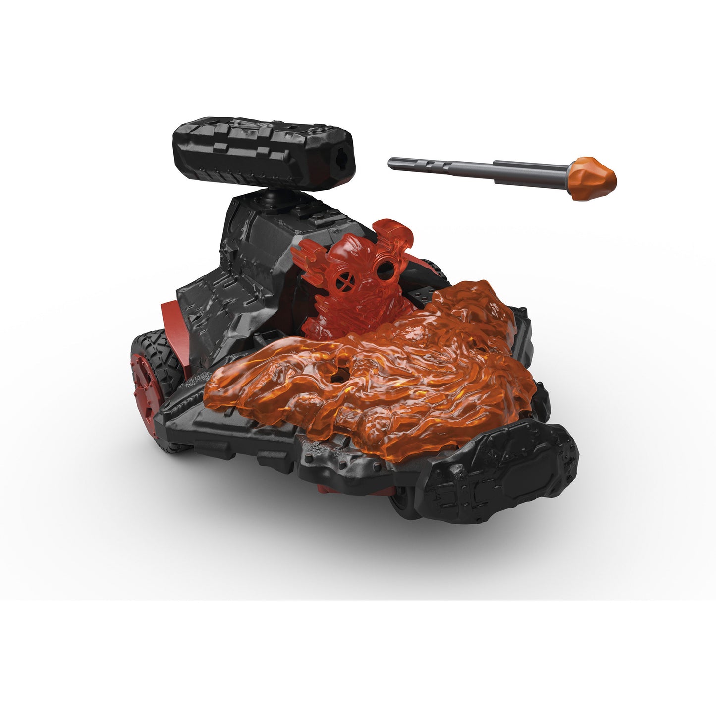 Eldrador Creatures Lava Düsenjet Fahrzeug mit Mini Cretaure, Spielfigur