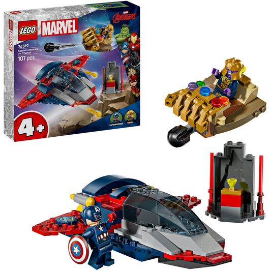 76319 Marvel Super Heroes Captain America vs. Thanos, Konstruktionsspielzeug