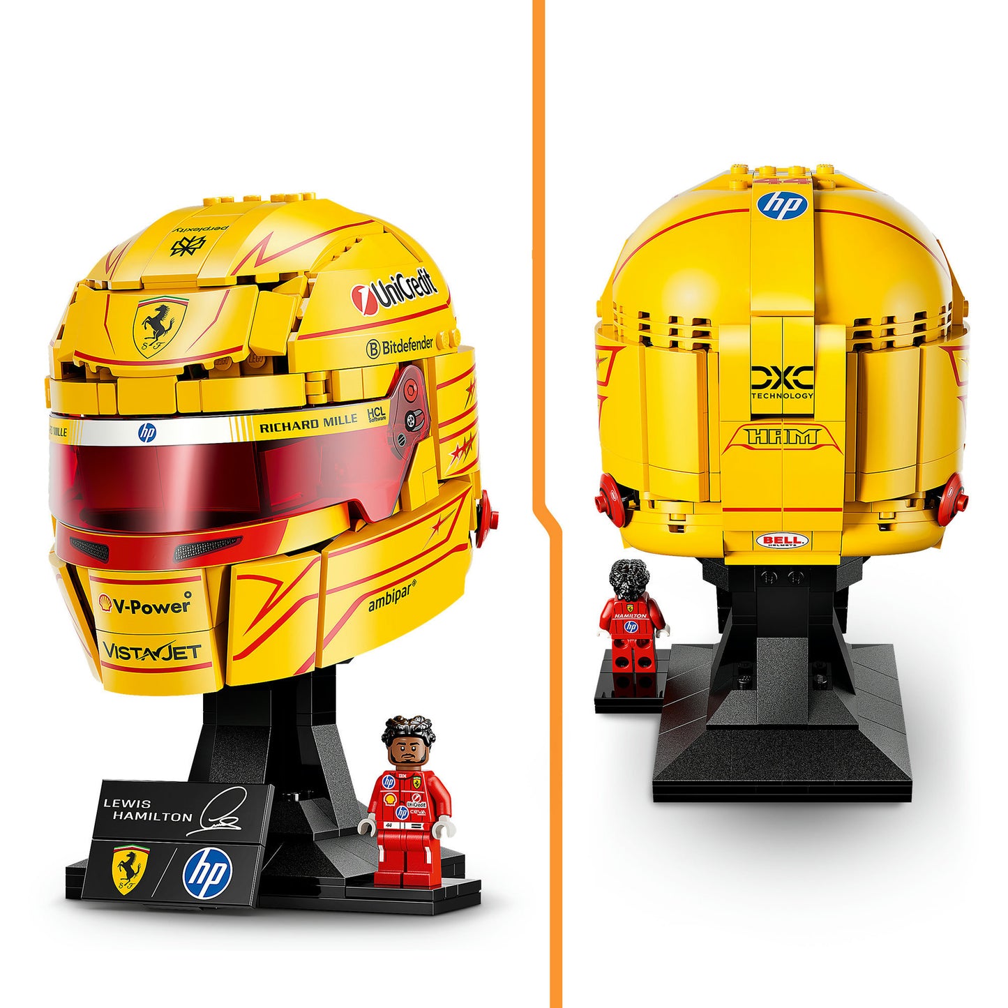 43022 Editions Scuderia Ferrari HP Lewis Hamilton Helm, Konstruktionsspielzeug