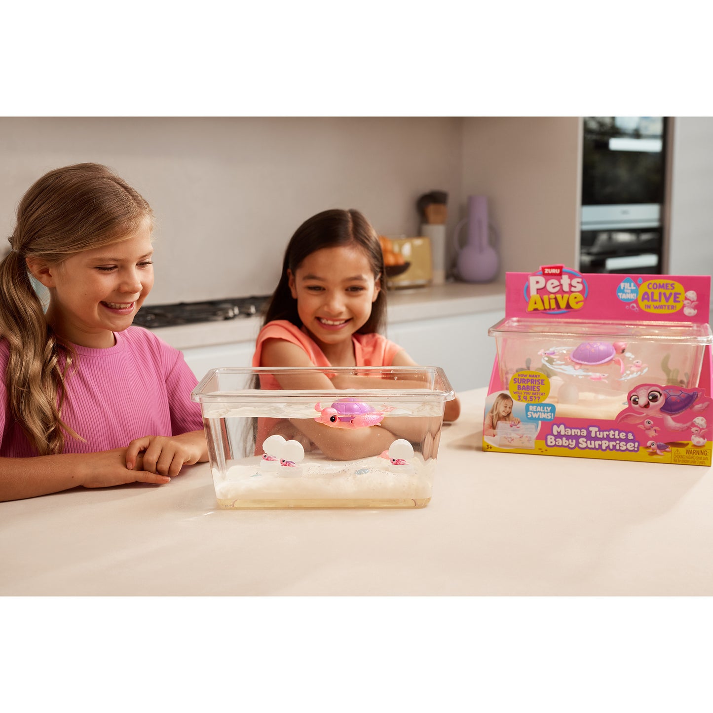 Pets Alive - Mama Turtle & Baby Surprise, Spielfigur