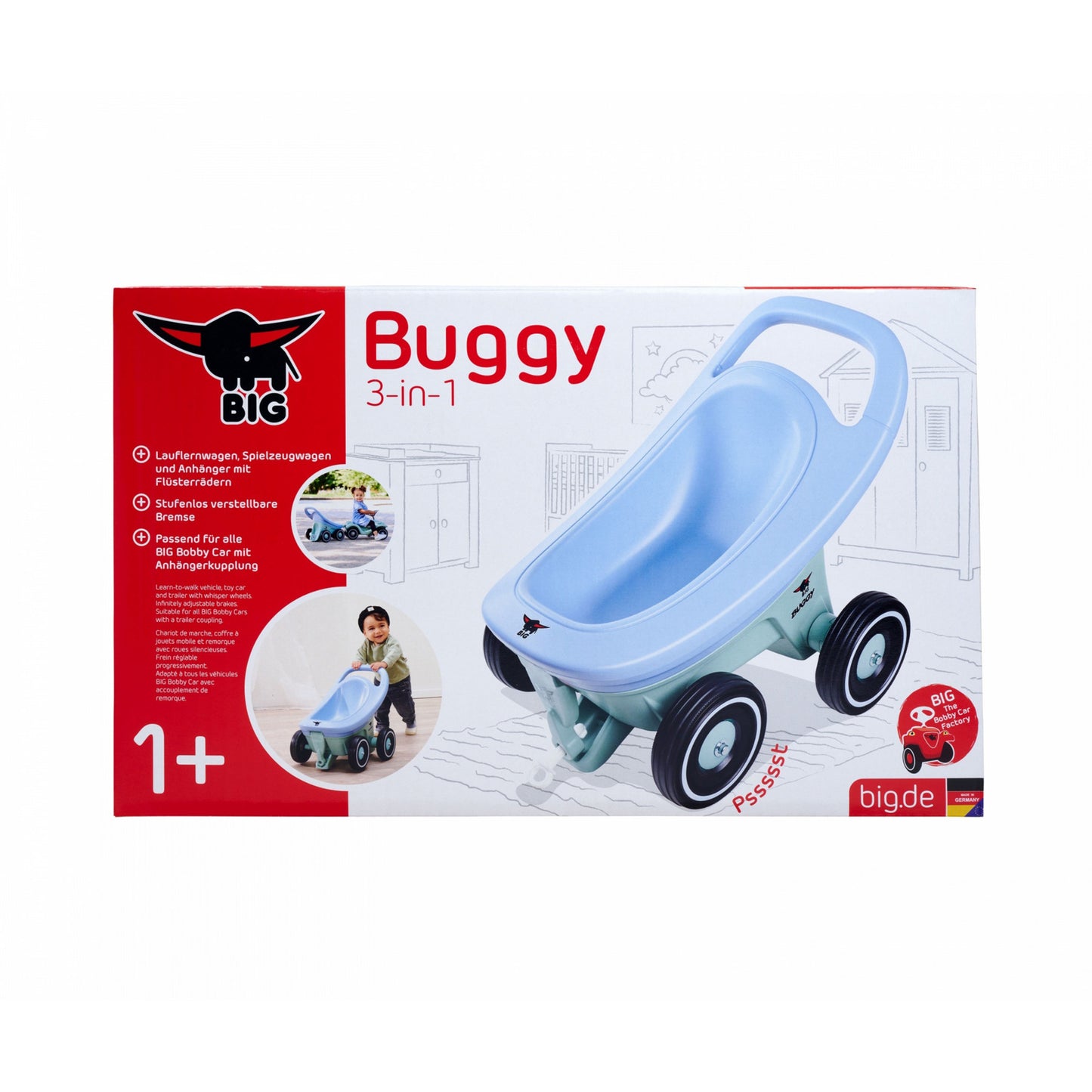 Buggy 3-in-1 Lauflernwagen, Lauflernhilfe