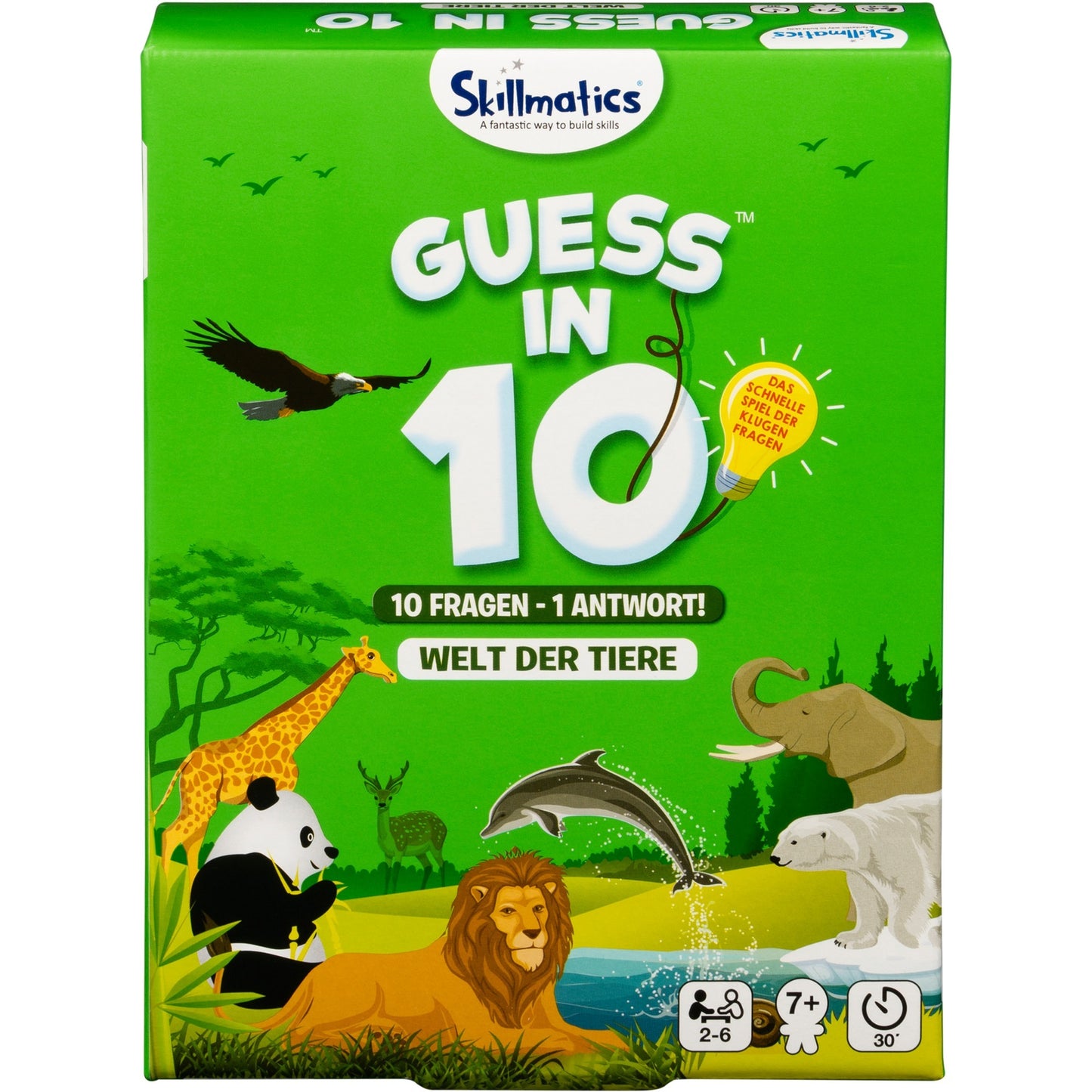 Spin Master Guess in 10 - Ratespiel "Welt der Tiere" , Quizspiel