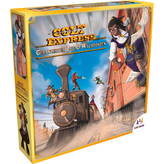 Asmodee Colt Express - Gepanzerter Zug & Wachposten, Brettspiel