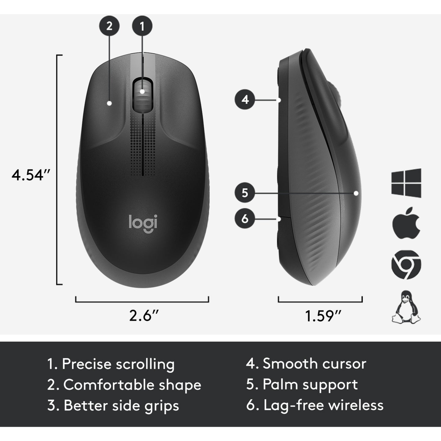 Logitech M190 (schwarz/anthrazit)