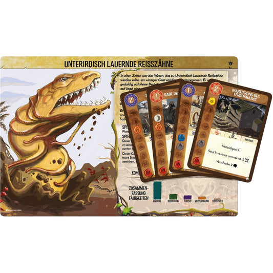 Spirit Island: Unterirdisch lauernde Reisszähne, Brettspiel