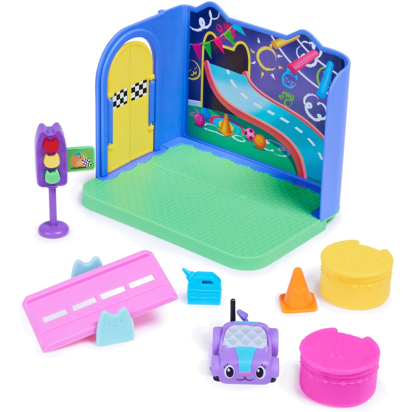 Spinmaster Gabby's Dollhouse Deluxe Room ? Purr-ific Play Room