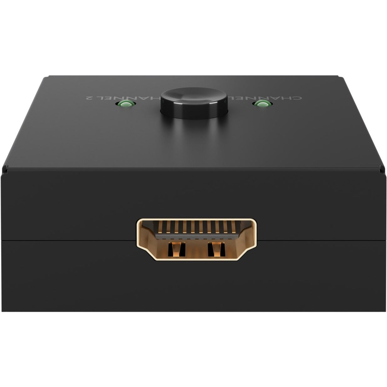 Goobay Manuelle HDMI-Umschaltbox 2 auf 1 (4K @ 30Hz), HDMI Switch (schwarz)