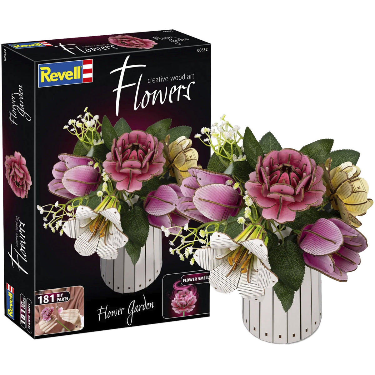 Holzblumen Flower Garden, Dekoration