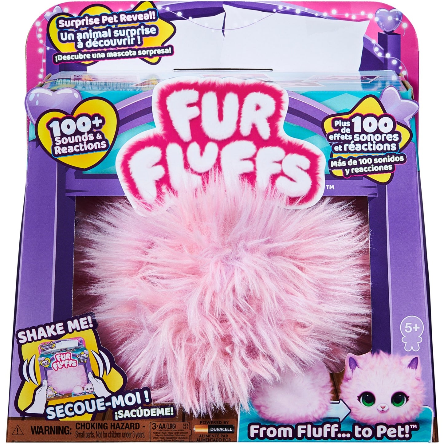 Spinmaster FurFluffs Magisches Kätzchen (rosa)