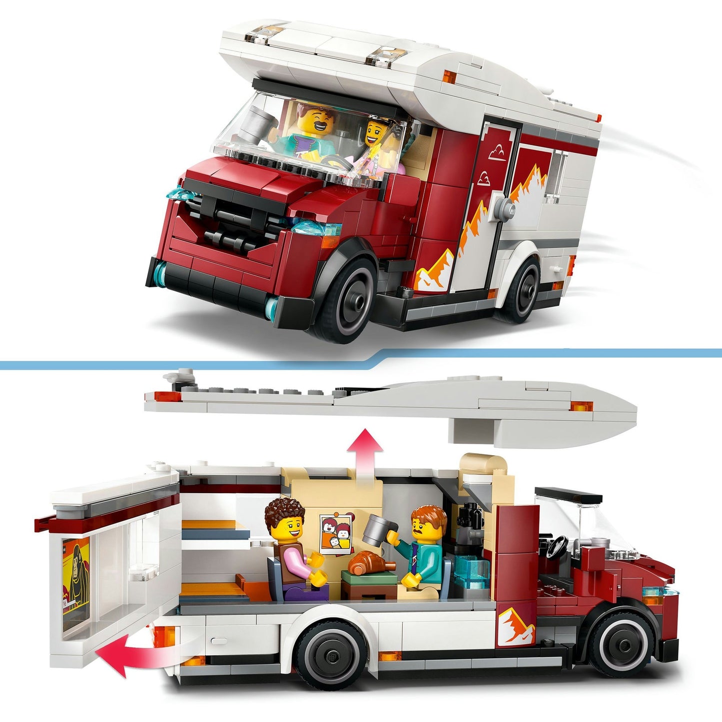 60454 City Abenteuer-Wohnmobil, Konstruktionsspielzeug