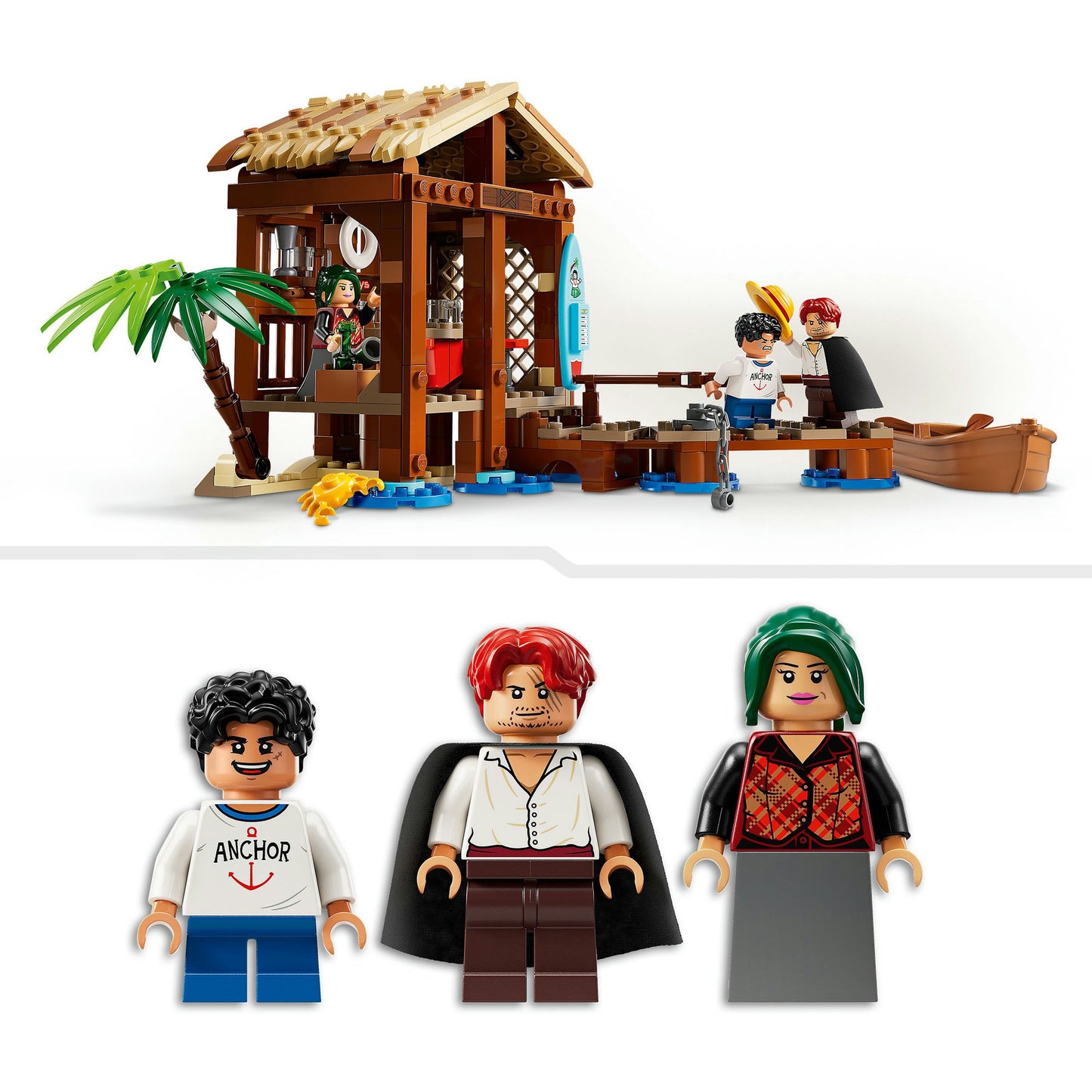 75636 One Piece Hütte im Windmühlendorf, Konstruktionsspielzeug