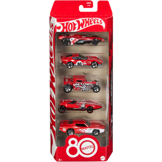 Mattel 80. Jubiläum 5er-Pack, Spielfahrzeug