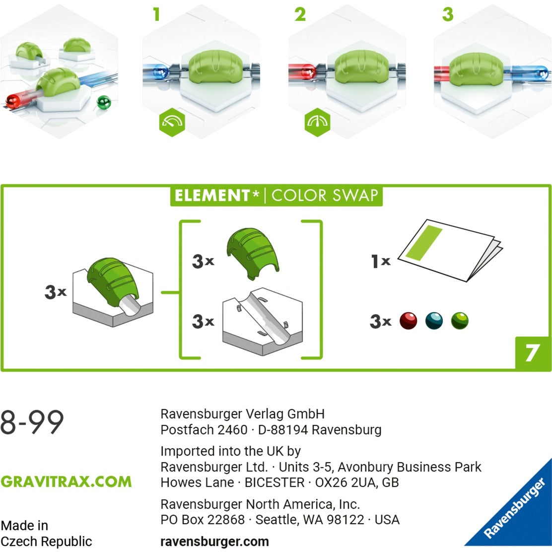 Ravensburger GraviTrax Element Color Swap, Bahn