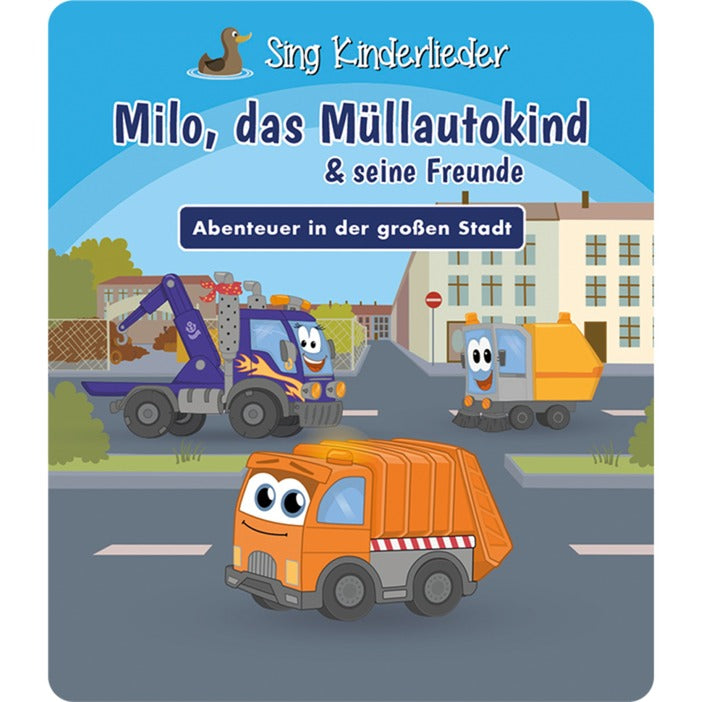 Tonies Sing Kinderlieder - Milo, das Müllauto-Kind & seine Freunde: Abenteuer in der grossen Stadt (Musik)