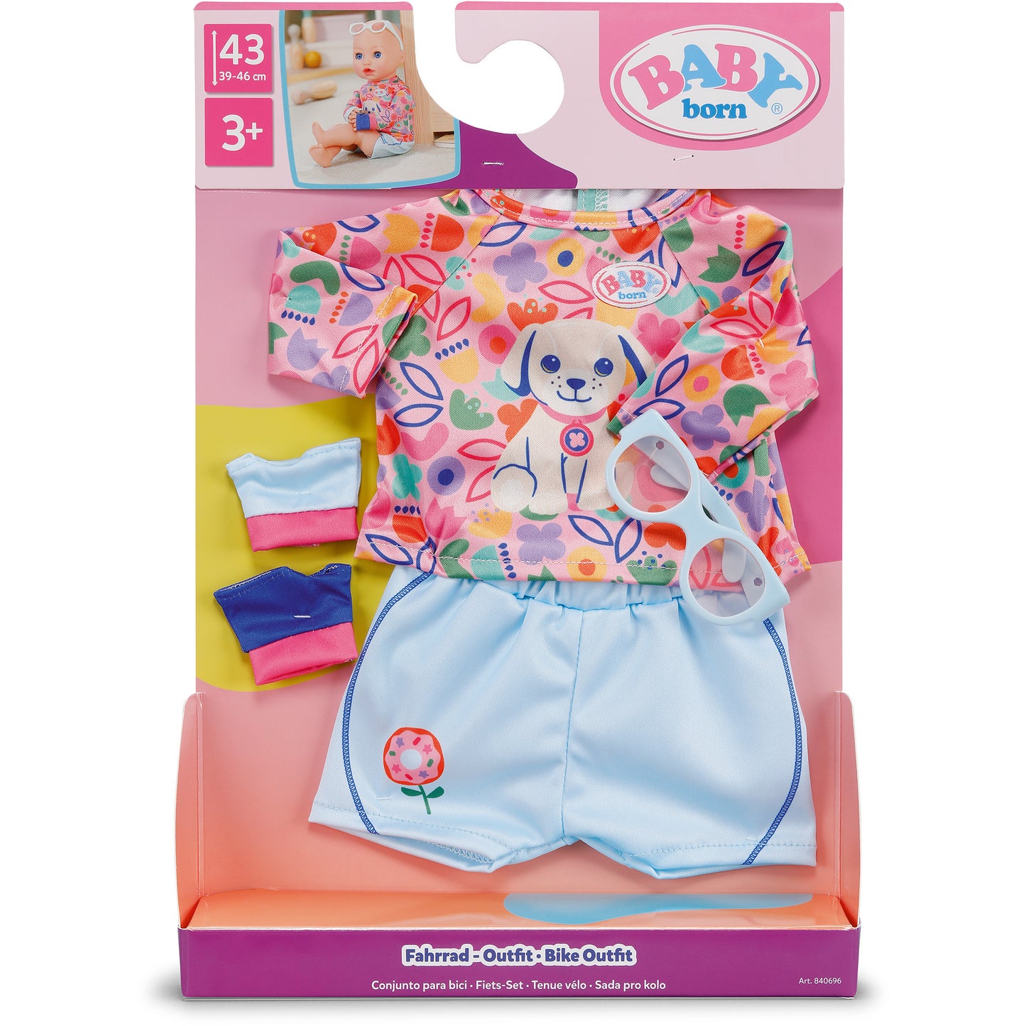 BABY born Fahrrad-Outfit 43cm, Puppenzubehör