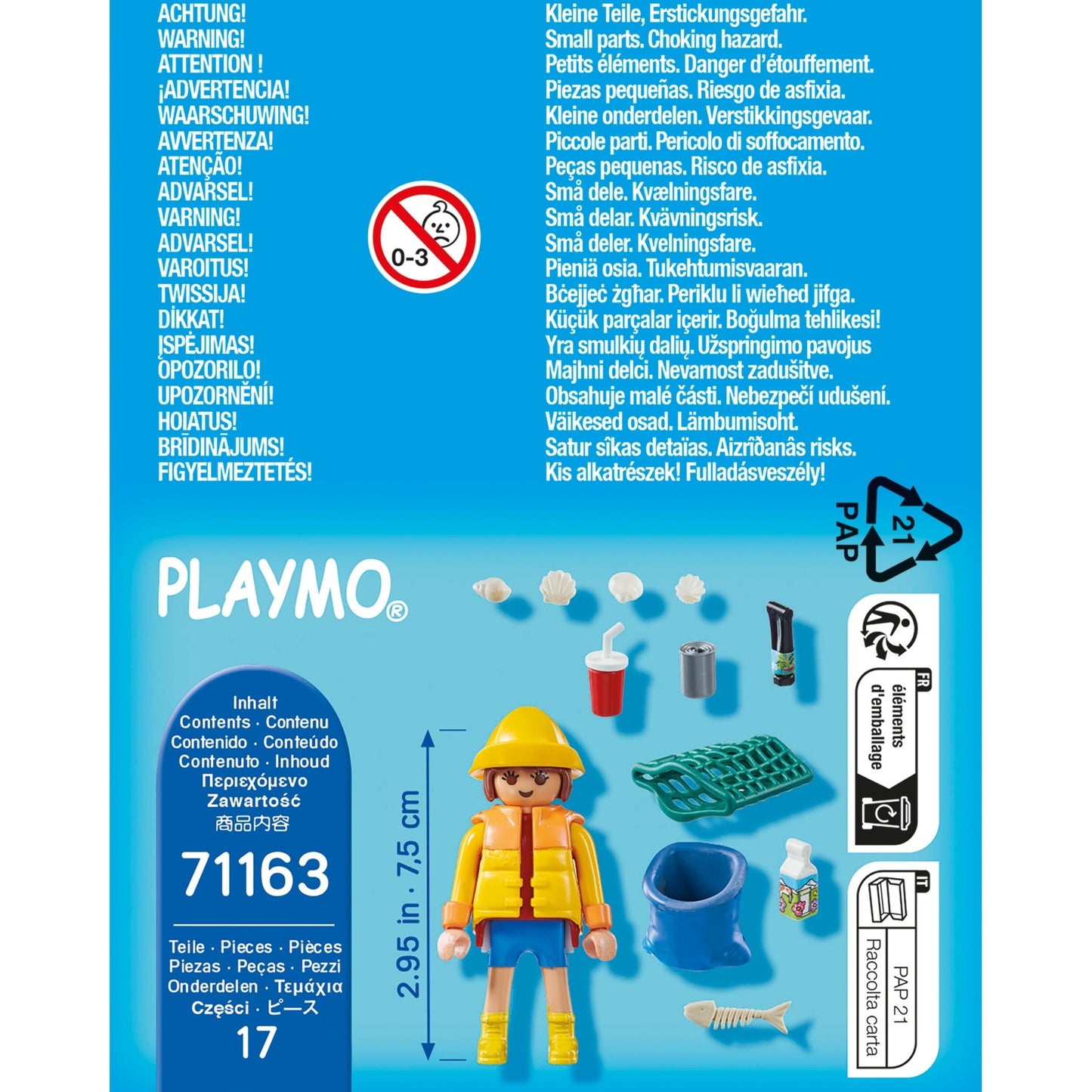 PLAYMOBIL 71163 specialPLUS Umweltschützerin, Konstruktionsspielzeug