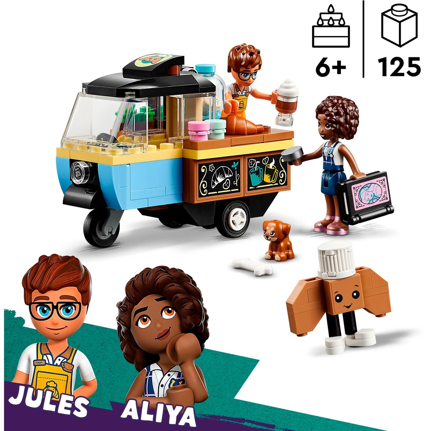 LEGO 42606 Friends Rollendes Café, Konstruktionsspielzeug