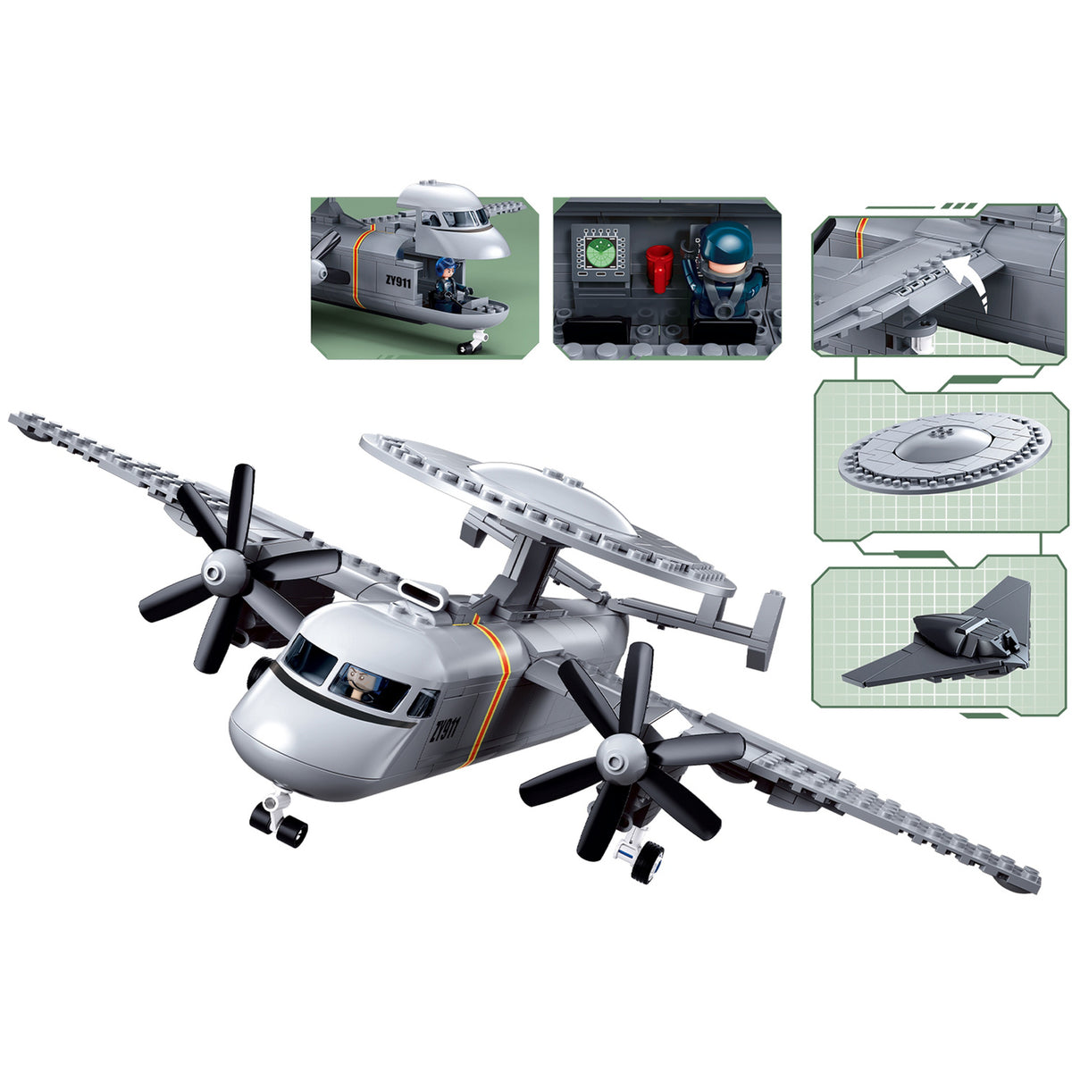 ARMY Kj-600S AEW-Flugzeug, Konstruktionsspielzeug