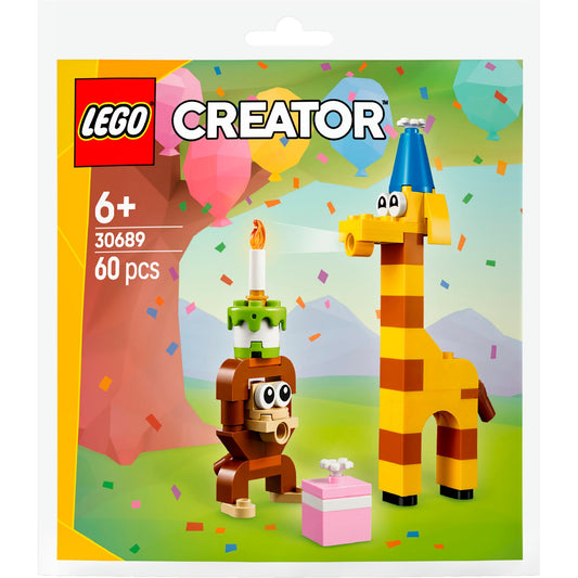 30689 Creator Geburtstagspartytiere, Konstruktionsspielzeug