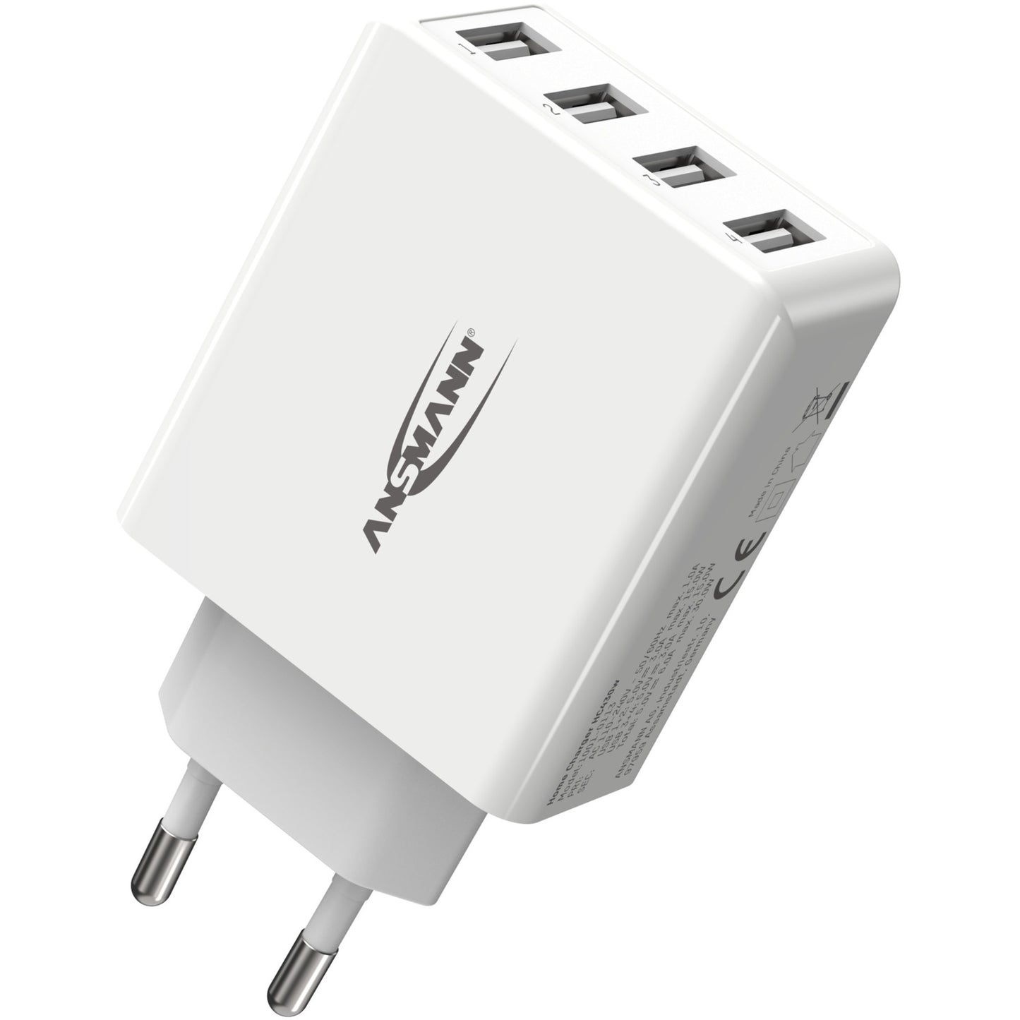 Ansmann Home Charger HC430 (weiss, intelligente Ladesteuerung, Multisafe-Technologie)