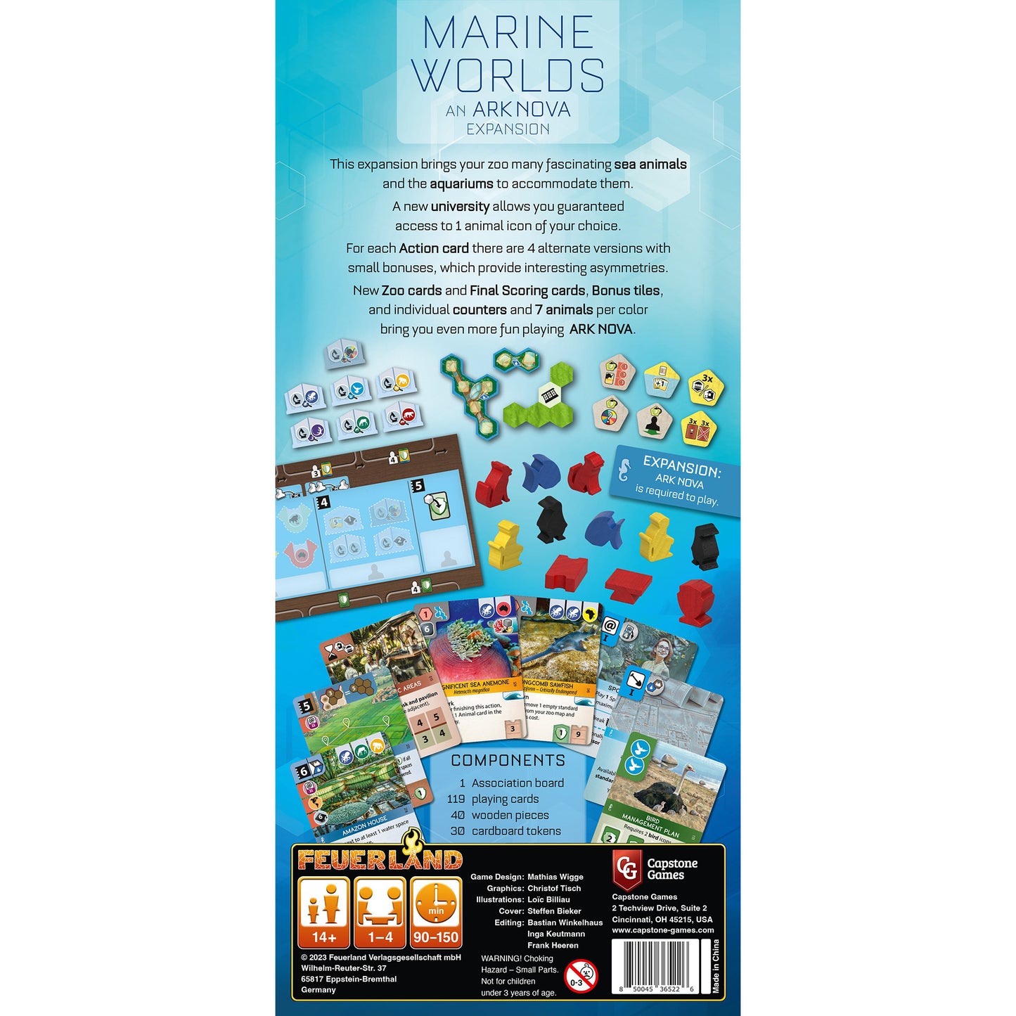 Ark Nova: Marine Worlds Expansion, Brettspiel
