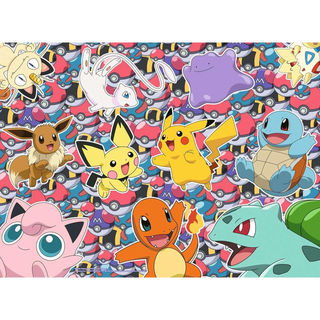 Ravensburger Kinderpuzzle Pokémon - Bereit zu kämpfen! (100 Teile)