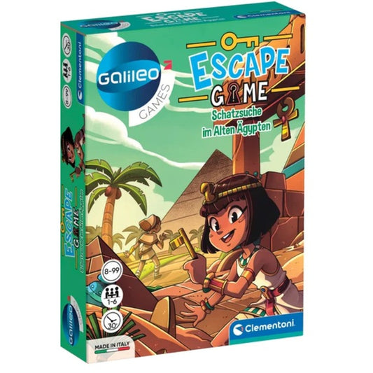 Clementoni Escape Game - Schatzsuche im Alten Ägypten, Partyspiel