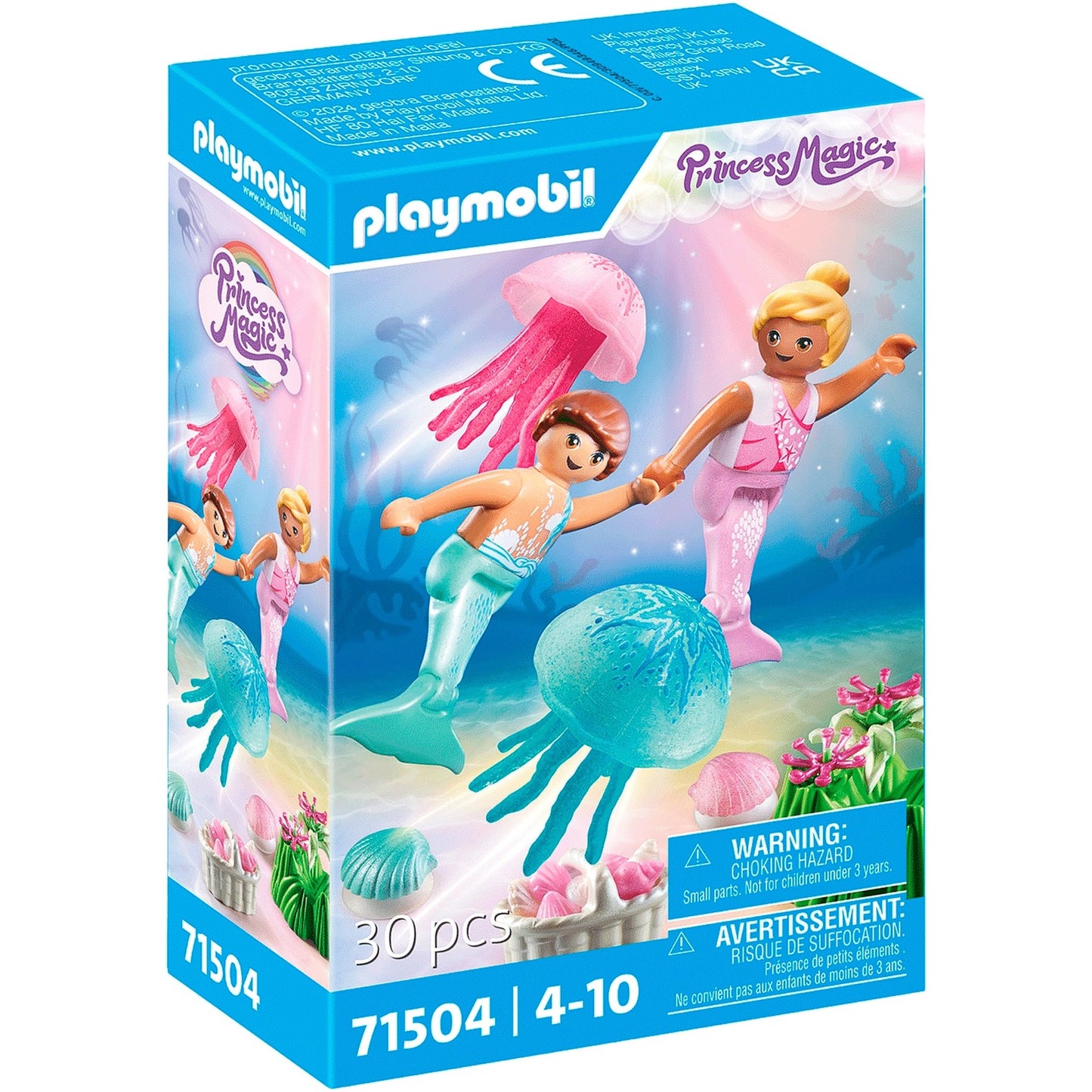 PLAYMOBIL 71504 Princess Magic Meerkinder mit Quallen, Konstruktionsspielzeug