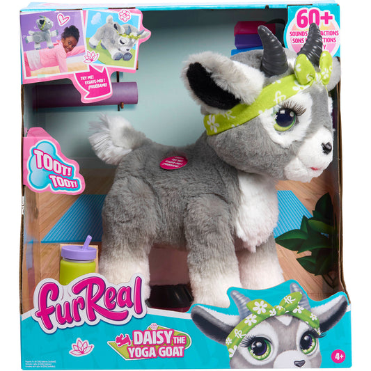 furReal Daisy Yoga-Ziege mit Bewegungs- und Soundfunktion, Kuscheltier