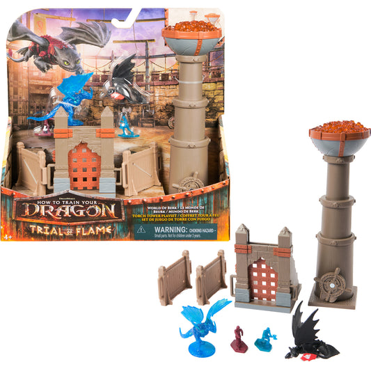 Drachenzähmen leicht gemacht - Drachen-Arena: Fackelturm-Spielset, Spielgebäude