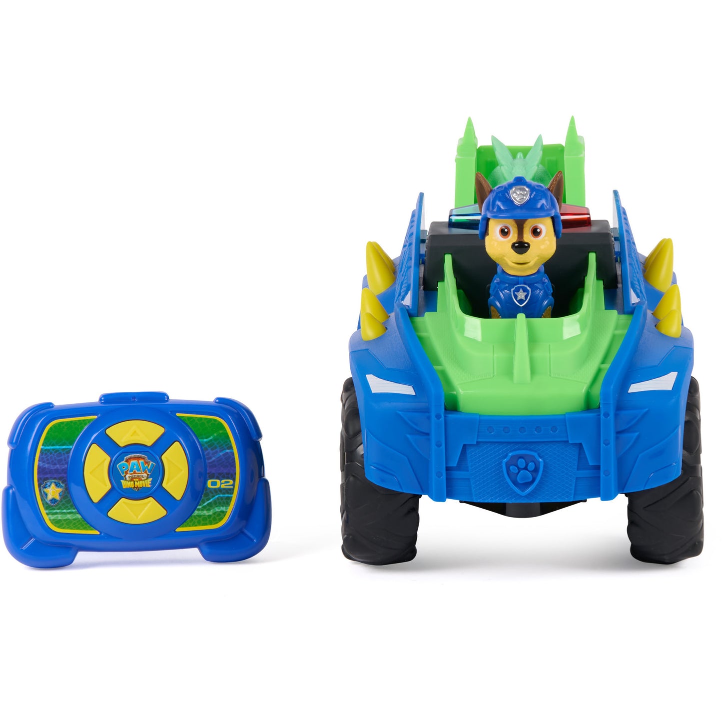 Paw Patrol: Der Dino Film - Chase' ferngesteuertes Dino Rettungs-Fahrzeug, RC