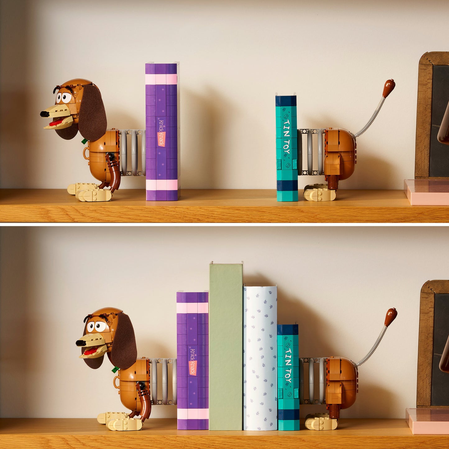 43301 Disney Pixar Toy Story Slinky Buchstützen, Konstruktionsspielzeug