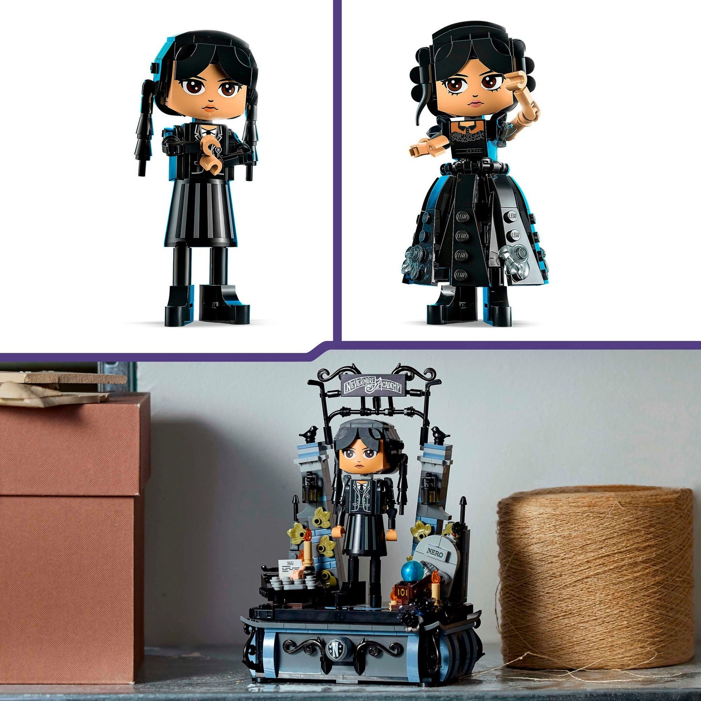 LEGO 76780 Wednesday - Wednesday Addams Baufigur