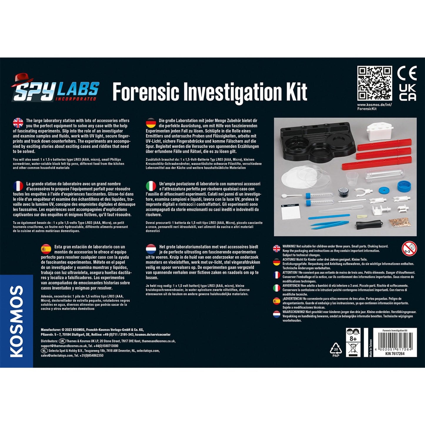 Kosmos Spy Labs Incorporated Forensic Investigation Kit (internationale Version)