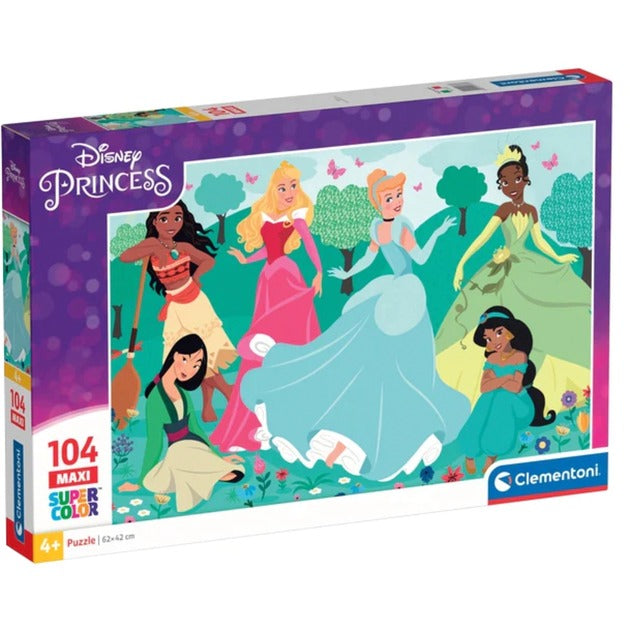 Clementoni Supercolor Maxi - Disney Princess (104 Teile)