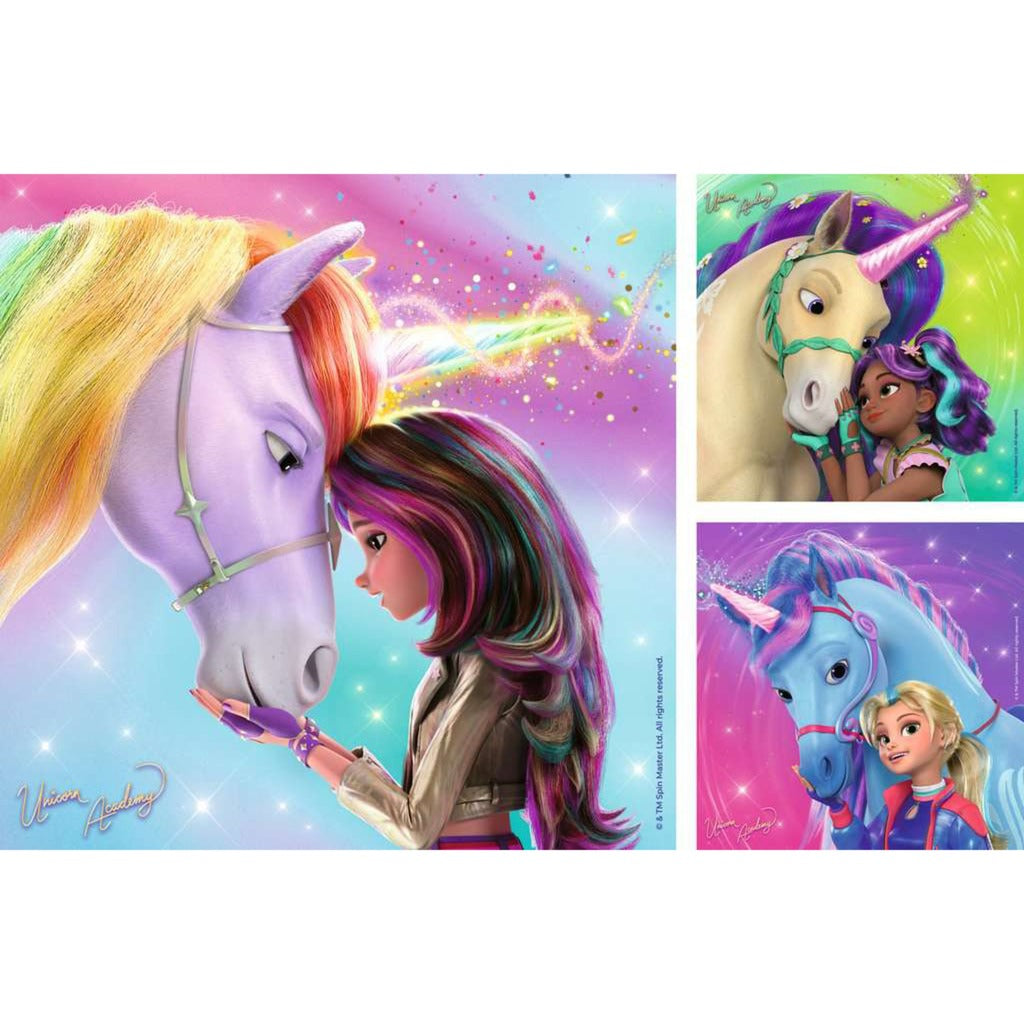 Kinderpuzzle Unicorn Academy - Magie und Freundschaft