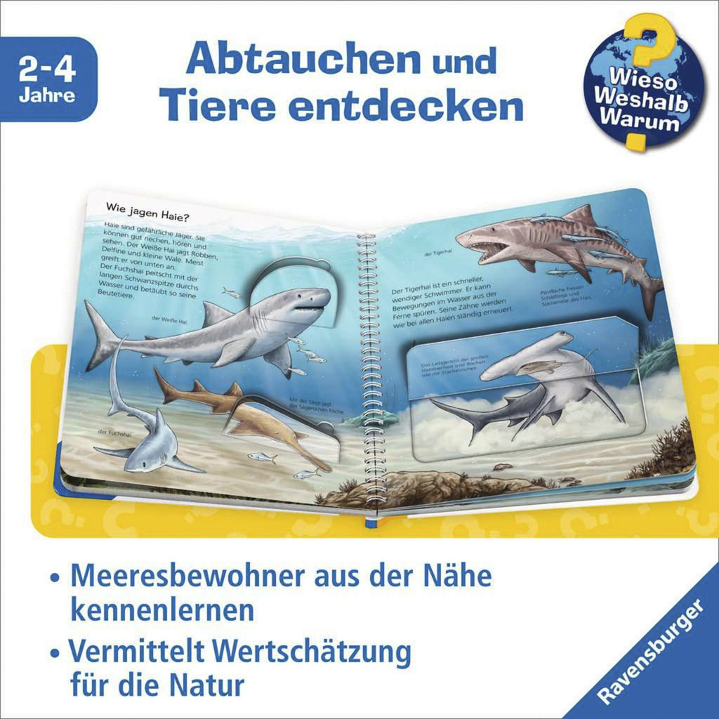 Wieso? Weshalb? Warum? junior Band 57 - Tiere im Meer, Lernbuch