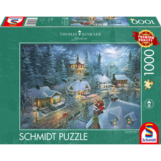 Thomas Kinkade Studios: Santa's Silent Night, Puzzle