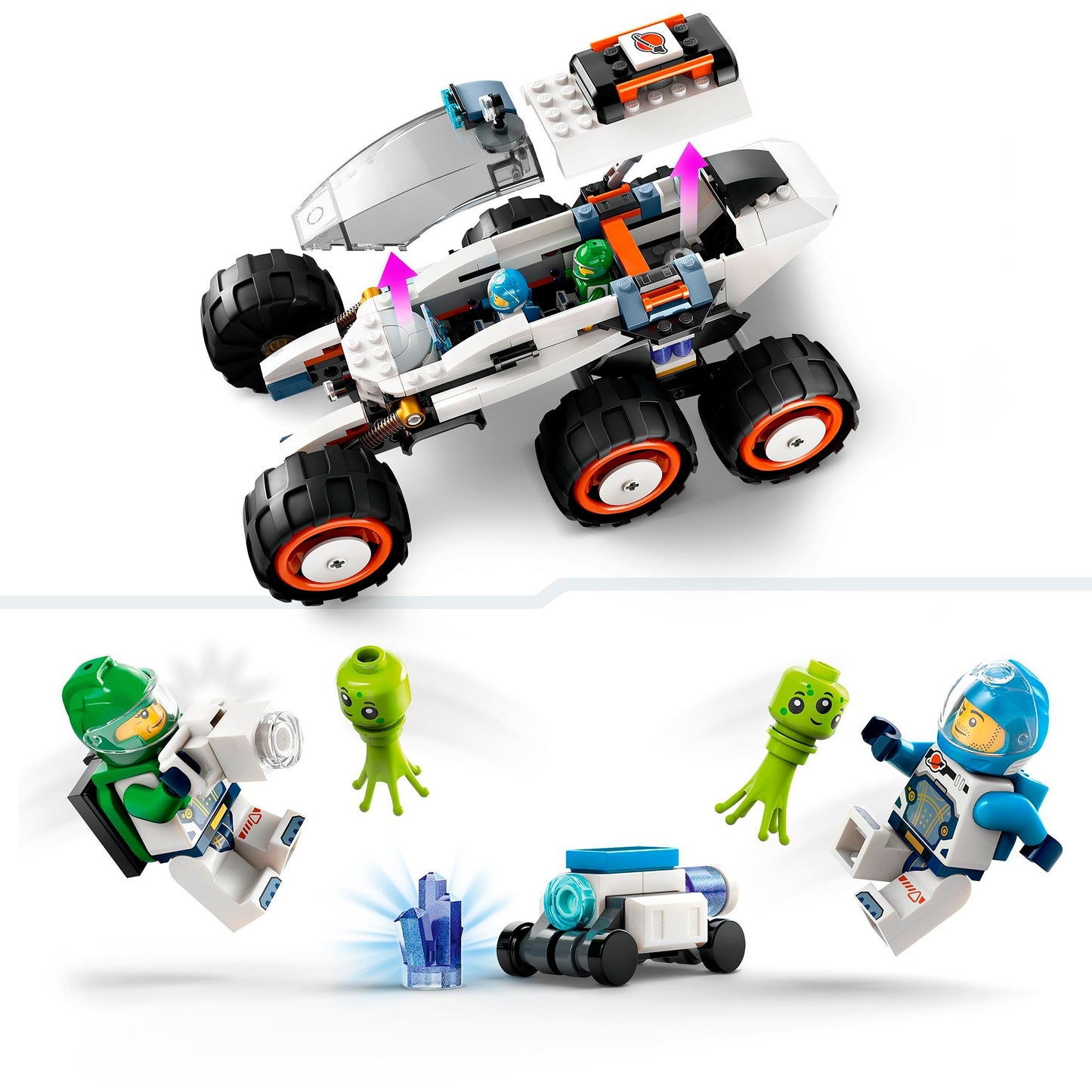 LEGO 60431 City Weltraum-Rover mit Außerirdischen, Konstruktionsspielzeug