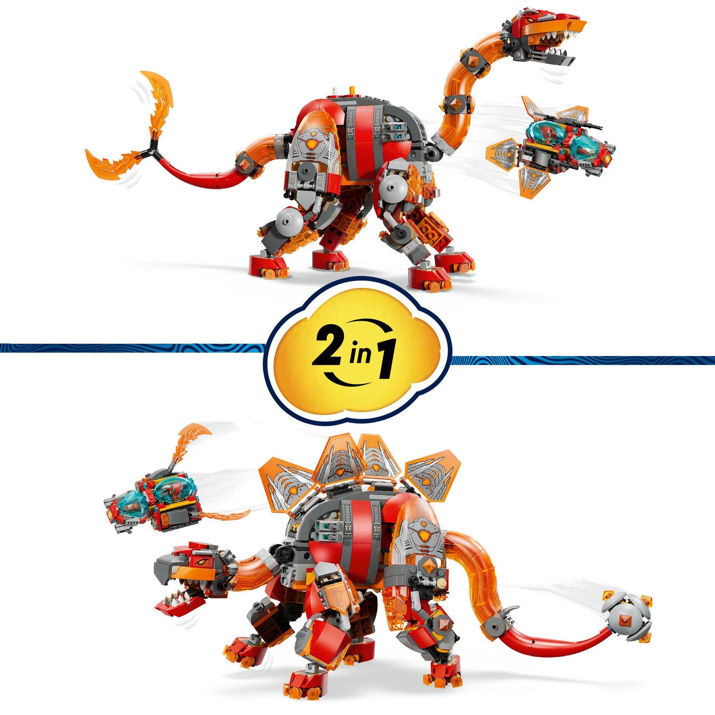 71514 DREAMZzz Dino-Düsenflieger, Konstruktionsspielzeug