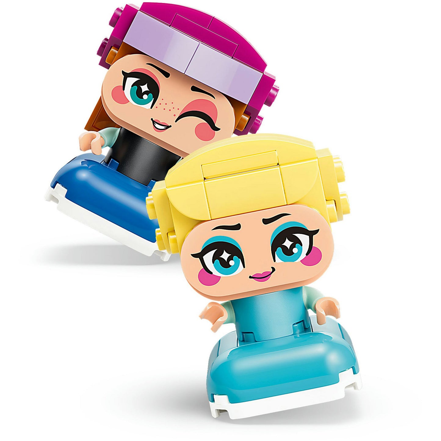 43284 Disney Princess Die Mini-Prinzessinnen Anna und Elsa, Konstruktionsspielzeug