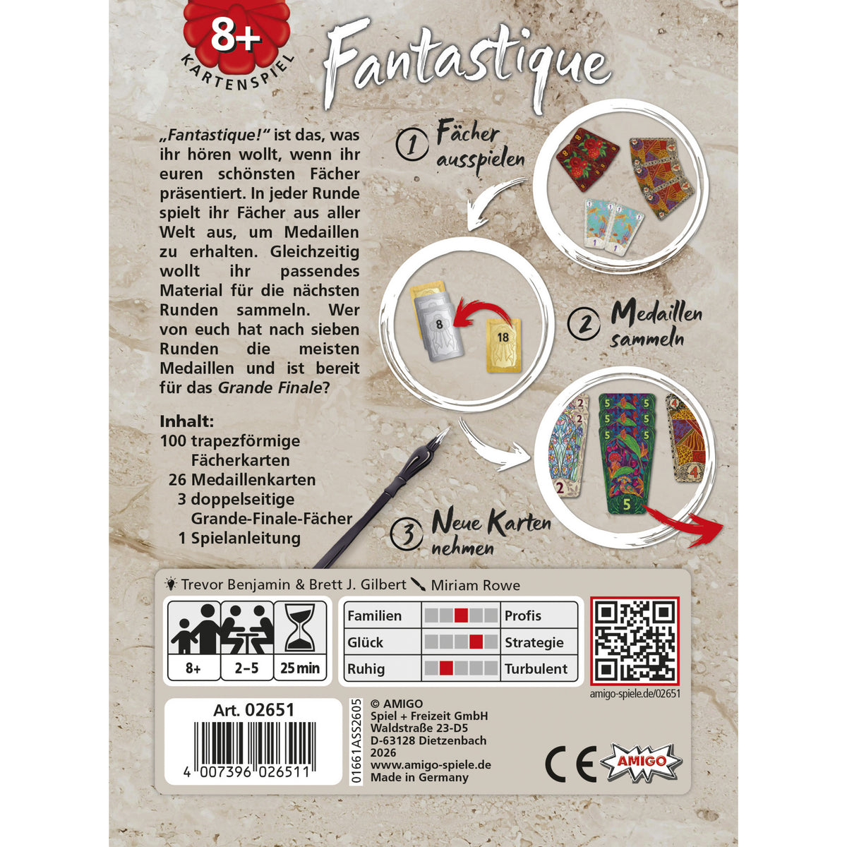 Fantastique, Kartenspiel