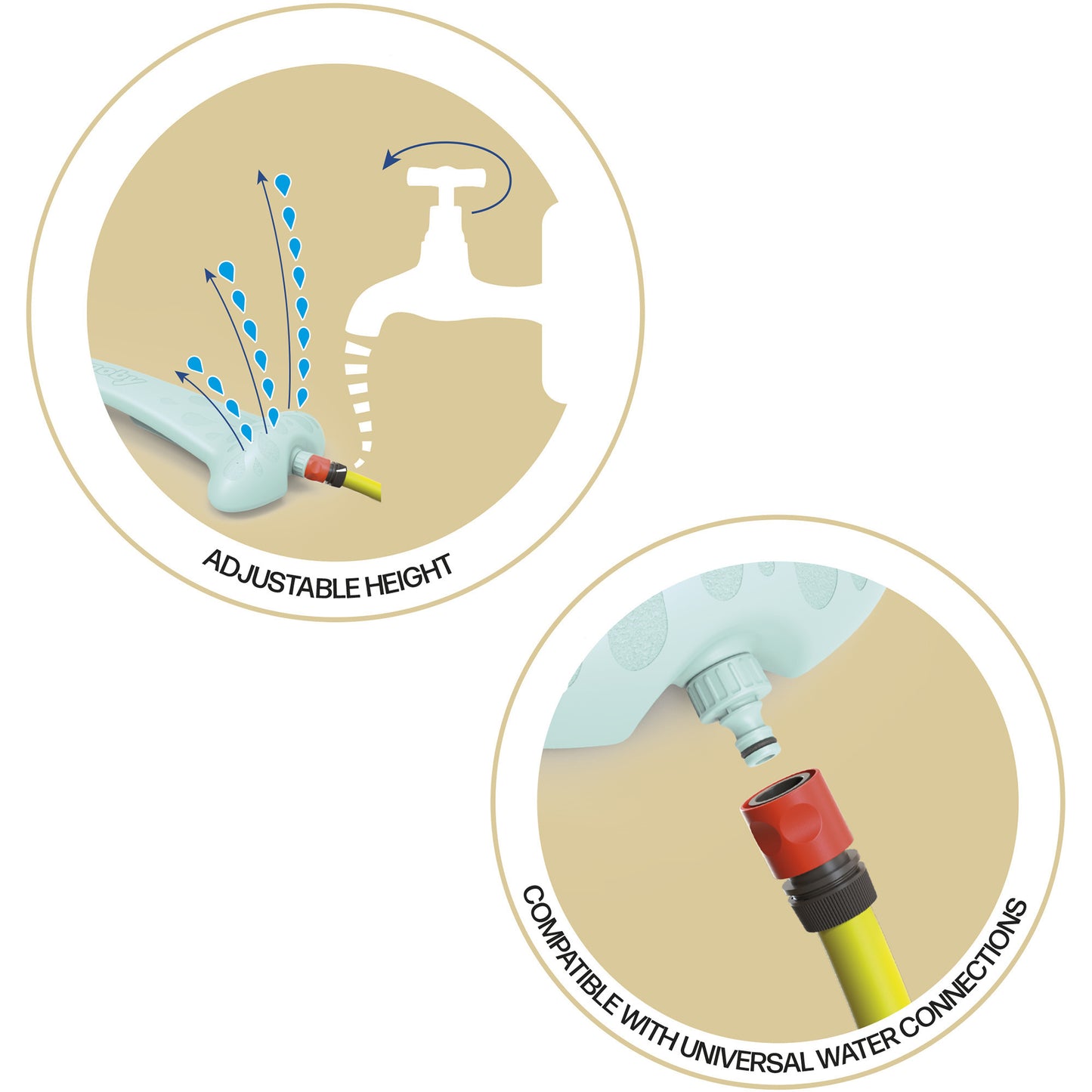 Life Wassersprinkler Splashy Way, Rutsche