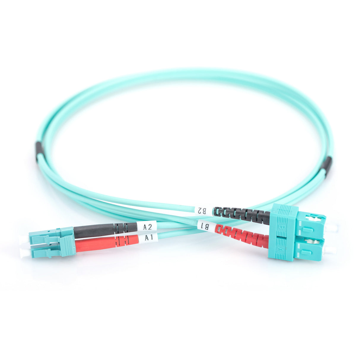 LWL Patchkabel, Duplex, LC > SC Stecker, Multimode OM3