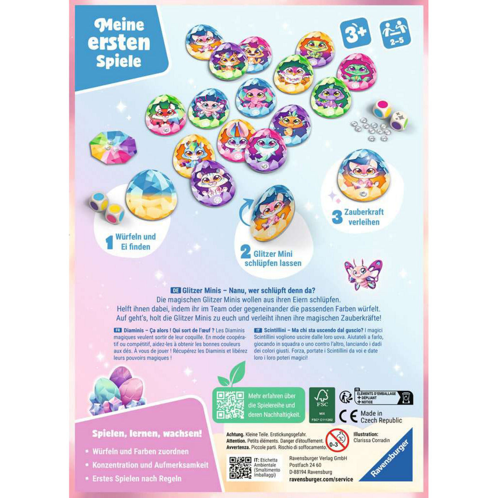 Meine ersten Spiele - Glitzer Minis, Gesellschaftsspiel