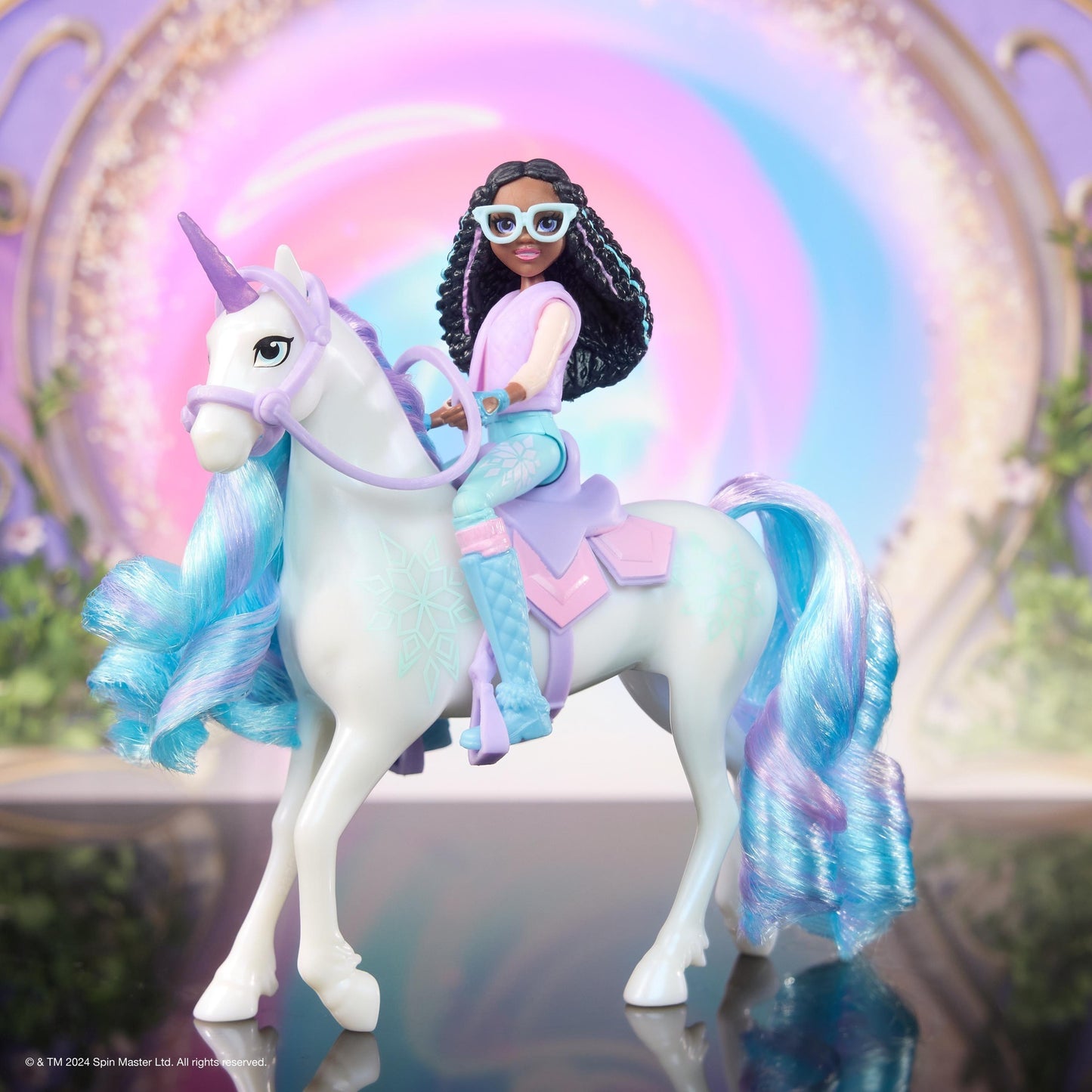 Spinmaster Unicorn Academy - Layla und Einhorn Glacier Set