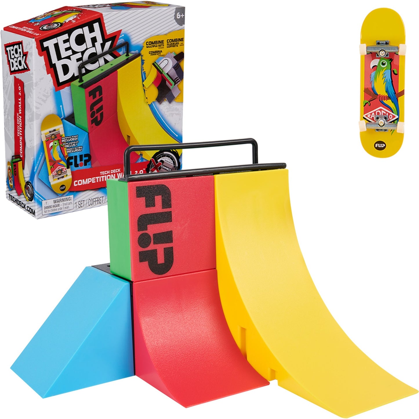 Spin Master Tech Deck X-Connect Starter-Set - Competition Wall 2.0, Geschicklichkeitsspiel